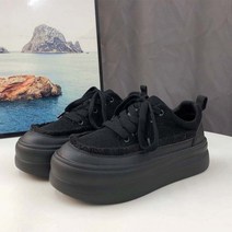 엘쏘 키높이 통굽 빈티지 스니커즈 5cm