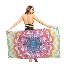 만다라 에스닉 스포츠 비치타월 80 x 160 cm, 08, 1개