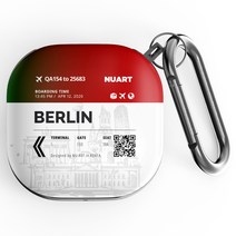 누아트 버즈2 보딩 디자인 하드케이스, 베를린