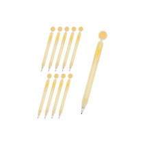 아이비스 트윙클 볼펜 SP11543 10p, 옐로우, 10개