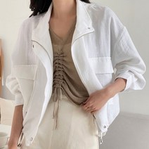 슈가펀 여성용 세루아 린넨 썸머 자켓