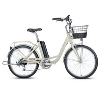 이알톤 2023 알톤 벤조 24 파스 + 스로틀 겸용 전기자전거 6.7Ah 국산셀, 알루미늄, 매트 베이지