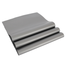 황제포장 HDPE 접착식 이중지 택배봉투 은먹색, 50개