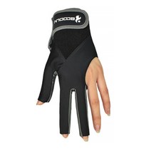 알럽핏 세손가락 고탄력 당구 한손 장갑, 그레이