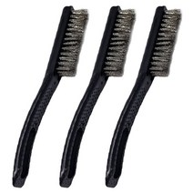 월드크린 롱손잡이 브러쉬 스텐, 3개, 블랙