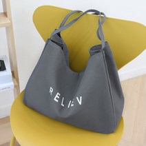 라문 캔버스 로분 숄더 에코백