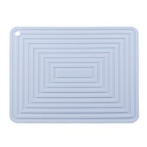 비에스업 심플 대형 냄비받침, 07 하늘색, 1개