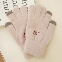 로로샤 아동용 귀욤 주니어 기모 장갑