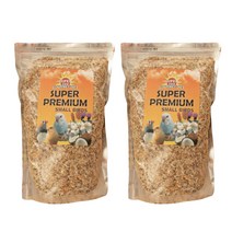 SuperZoo 슈퍼프리미엄 소형새 새사료, 1.2kg, 2개