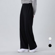 어썸어라운드 여성용 트레이닝 핀턱 와이드 밴딩 팬츠