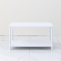 데코퍼니쳐 조립식 사각 1단 선반 수납장 800, 화이트