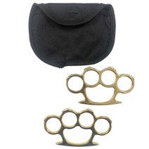 모아스포츠 호신용 너클 골드 2p + 케이스