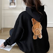 토마토팩토리 백베어 박시 기모 후드 맨투맨