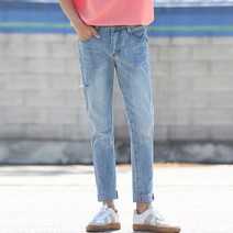 맨타임 남성용 OPZ 가벼운 컷팅 데님팬츠