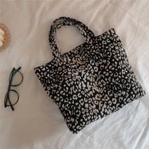 데이프로젝트 애니멀 패턴 미니 에코백