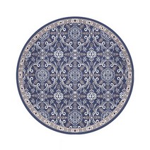 따뜻한 아메리카 하우스 빈티지 인테리어 원형러그