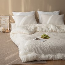 마틸라 클라우드 워싱광목 60수 순면 차렵이불 + 베개커버 세트