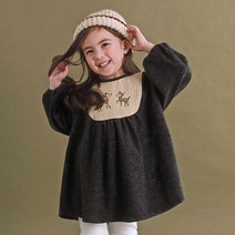 여아용 디얼 자수 티셔츠