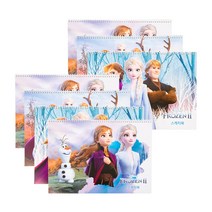 겨울왕국 2 스케치북 세트 7p, 354 x 245 mm, 18매