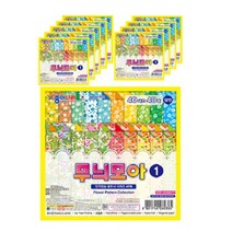 VIVID 여러가지 무늬모아 색종이 1번 40p, 20개, 10개