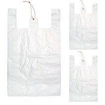 스위스녹스 손잡이 마트 비닐 봉투 유백, 20L, 300매