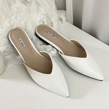 코나블루 여성용 브이컷 스틸레토 뮬 블로퍼 1cm DT3006