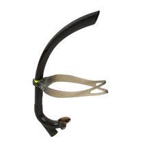 데카트론 수영 훈련용 전면 스노클, 블랙 + 옐로우