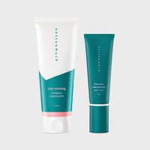 낫투머치 스테이 모이스트 시카 선크림 SPF50+ PA+++ + 레이지모닝 약산성 클렌징 폼 150ml 세트, 1세트