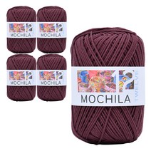 브랜드얀 모칠라12 뜨개실 5p, 09번 레드빈, 0m