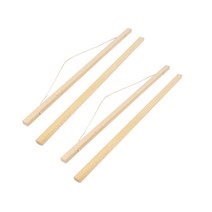 한수오 북유럽 인테리어 우드족자 2세트 + 꼭꼬핀 2p, 베이지