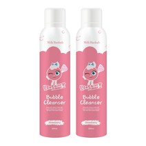 밀크바오밥 베이비앤키즈 버블 바디클렌저 핑크 딸기향, 2개, 200ml