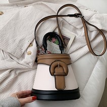 트렌디 레트로 미니 버킷백