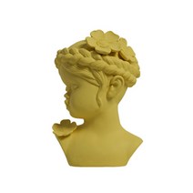 JHCompany 파스텔 화환 소녀 오브제, 옐로우