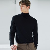 마에스트로투모로우 남성용 울 워셔블 터틀넥 스웨터 MASW1D951