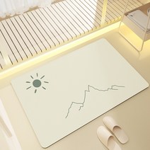 위더홈 리프 그린 테마 논슬립 매트, 마운틴