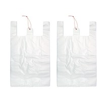 스위스녹스 손잡이 마트 비닐 봉투 유백, 12L, 200매