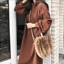 루나글램 귀여운 후드 임산부 원피스 KMS001