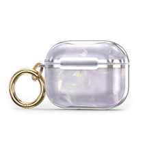 일렉토 애플 에어팟 프로 자개 키링 케이스, APMOPC-LVS, 라벤더실버