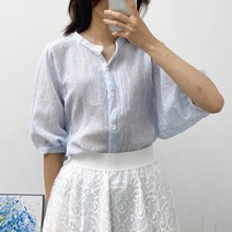 밀스튜디오 2911아사줄 차이나 블라우스 MG6BLB233