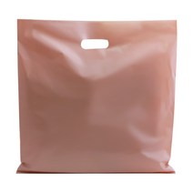 비접착식 PE 비닐 링봉투 살구, 50매