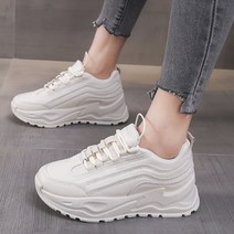 콤마슈 여성용 데일리 캐주얼 스니커즈 경량 키높이 운동화 RT5632