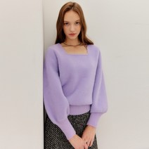 룩캐스트 여성용 스퀘어넥 니트