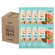 코들 강아지 영양가득 화식 8p, 참치, 50g, 1세트