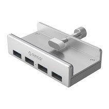 오리코 무전원 4포트 USB3.0 허브 DIY설치형 MH4PU, 실버