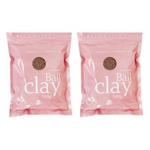전문가용 볼클레이 500g, 2개, 갈색
