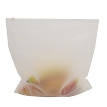 아이엔피 무지 슬라이드 타공 지퍼백 유백 반투명 20호 20 x 25 cm, 100개