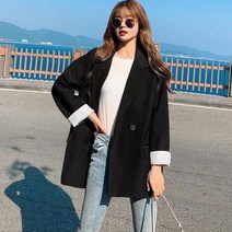 어썸풀 여성용 퍼스키 더블 자켓