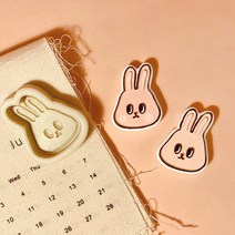 앵글띵 타블렛 실리콘몰드 2p, 무쿠무쿠 토끼