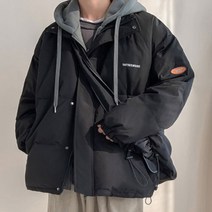 겟잇블루 남성용 덕 다운 심플 스타일 숏 패딩 점퍼