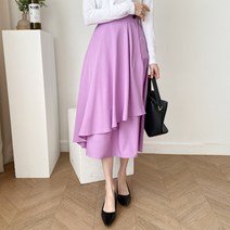 린다샵 코네즈 언발 롱스커트 SK3536K12
